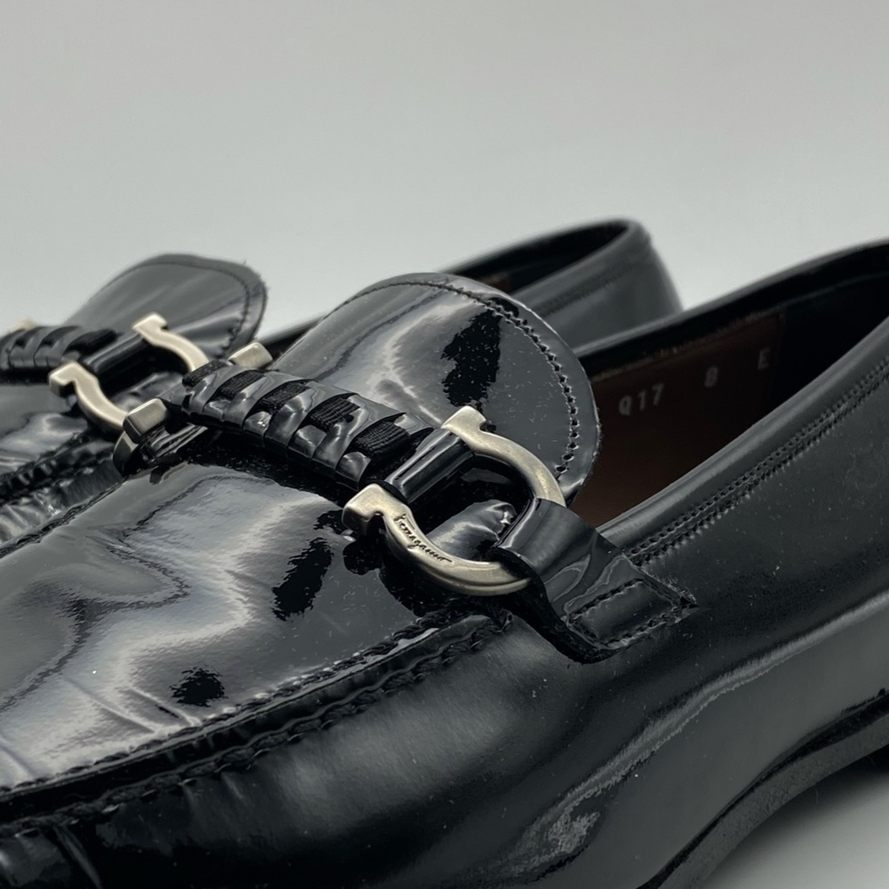 Salvatore Ferragamo Men's Tai Patent Leather Eveni - Picture 9 of 16